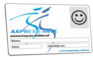 Cartão de Sócio Axpress-Arte